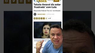 Tabata Amaral diz estar ‘frustrada’ com Lula #shortsvideo