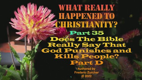Fred Zurcher on What Really Happened to Christianity pt35