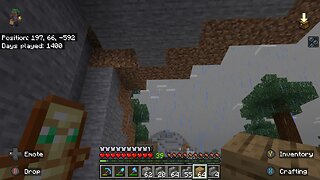 Minecraft Bedrock: I Got Struck By Lightning! (Second Time In 13 Years!)