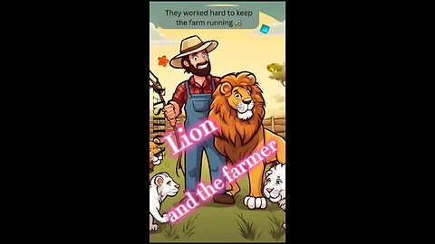 Lion and the farmer