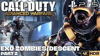 Call of Duty: Advanced Warfare Exo Zombies on Descent Part 2 | PS5, PS4 | 4K HDR (NC Gameplay)