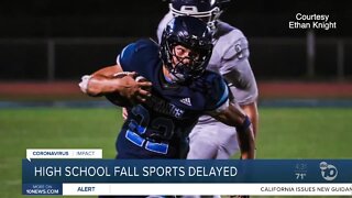 High school fall sports delayed
