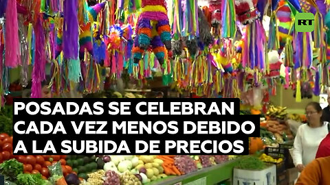 Las posadas se celebran cada vez menos en México debido a la subida de precios