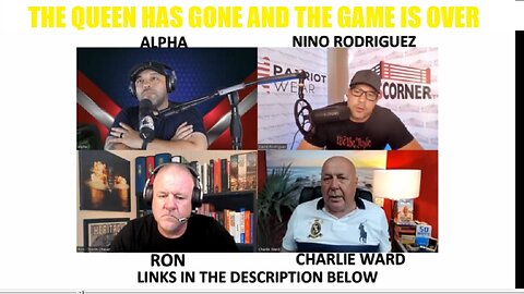 THE QUEEN HAS GONE AND THE GAME IS OVER, CHARLIE WARD WITH NINO RODRIGUEZ, ALPHA, RON.