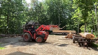 L3400dt Unloading logs