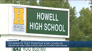 Brighton and Howell Schools respond to students diagnosed with COVID-19