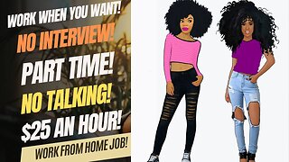 Work When You Want No Interview No Talking Non Phone Work At Home Job Part Time $25 An Hour Remote