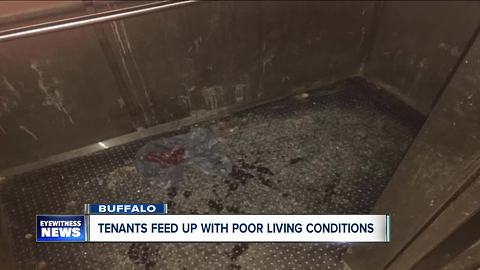 Tenants feed up with poor living conditions