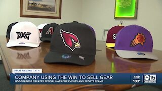 Valley company creates giant hats for sporting events