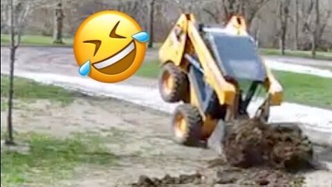 Funny Moment on the Skid Loader