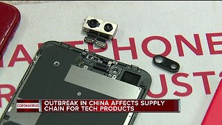 Coronavirus outbreak in China affecting supply chain for tech products