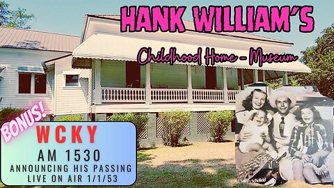 A Glimpse into the Life of Hank Williams Sr.: Touring His Childhood Home