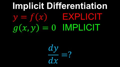 Implicit Differentiation, Chain Rule - AP Calculus AB/BC