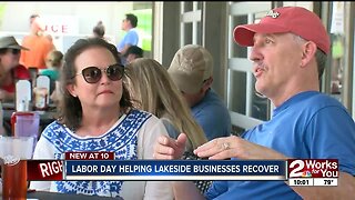 Labor Day helping lakeside businesses recover