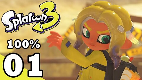 Splatoon 3 Hero Mode 100% Walkthrough Part 1 - Prologue & Site 1 [NSW] [With Commentary]