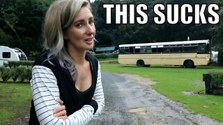 LIVING IN A BUS SUCKS...IN THE RAIN | Bus Life NZ | Episode 120