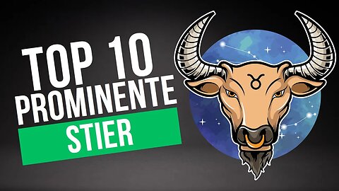 🐂✨ Stier: Top Ten Berühmte Personen 🌟 | Astrologie Erklärt! 🌌 #stier #berühmtekünstler