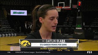 Caitlin Clark On Setting Iowa Hawkeyes Scoring Record & Team's Start This Season | PreGame Interview