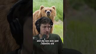How Glenn Villeneuve protected his family from a grizzly bear in the Alaskan wilderness? Joe Rogan
