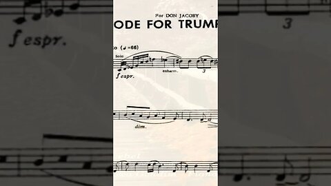 Ode for Trumpet w/ Heinz Karl Schwebel [Álbum Outono Perdido / Lost Autumn] - Trumpet Solo
