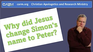 Why did Jesus change Simon's name to Peter?