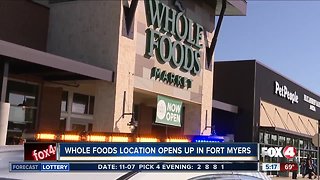 Crowds line up at new Whole Foods store in Fort Myers