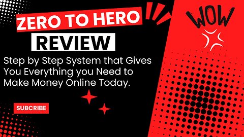 Zero To Hero Review + 4 Bonuses To Make It Work FASTER!
