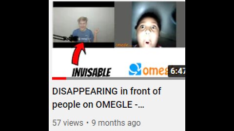 DISAPPEARING in front of people on OMEGLE - Challenge