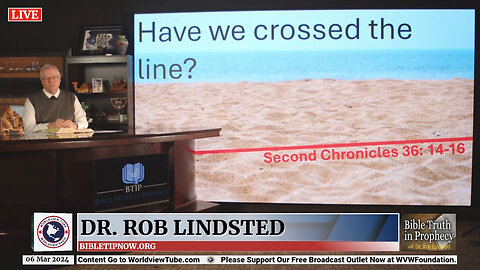 Have We Crossed the Line? with Dr. Rob Lindsted - Part 3