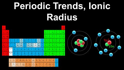 Periodic Trends, Ionic Radius, Cation, Anion - AP Chemistry