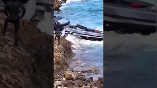 How Not To Salvage A Boat. #trending #shorts #salvage #rocks #boat #lifeatsea #video #viral #oopsie