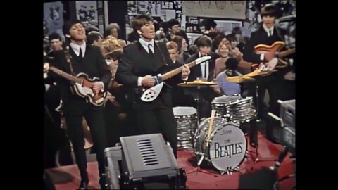 Beatles - It Won't Be Long - (RSTG - 1964 Video Mono COLOR Remaster - 1964) - Bubblerock - HD