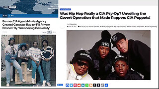 Ex-CIA agent: "CIA allied w/ Jewish Music Execs to create NWA and the Gangsta-Rap Genre" 🕵️✡️👨🏿🎶
