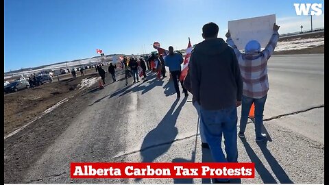Alberta Carbon Tax Protests.