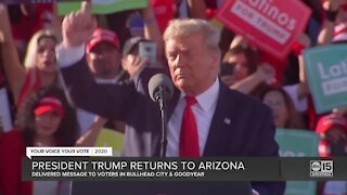 President Trump returns to Arizona