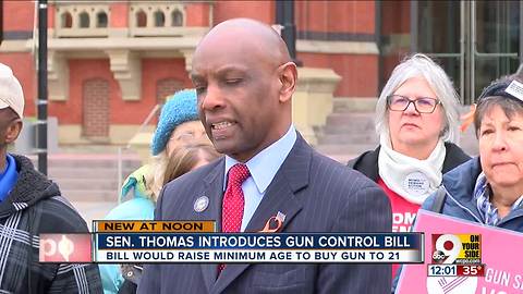 Ohio State Sen. Cecil Thomas introduces legislation to 'curb gun violence'