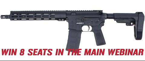 IWI US ZION-15 PISTOL (5.56MM) MINI #3 FOR THE LAST 8 SEATS IN THE MAIN WEBINAR