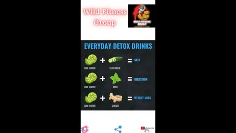 🔥Everyday Detox Drinks🔥#fitness🔥#wildfitnessgroup🔥#shorts🔥