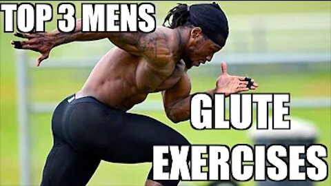Top 3 Strength and Physique Glute Exercises for Men (Mens booty Work)