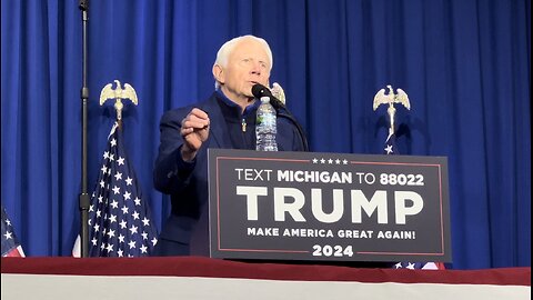 U.S. Rep Jack Bergman Speech at Trump Rally in Michigan