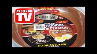 Gotham Steel Non-Stick Titanium Ceramic 12.5" Frying Pan - AS SEEN ON TV