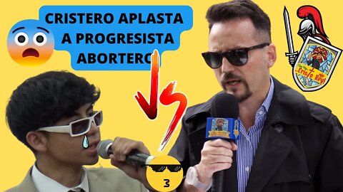 CRISTERO APLASTA A PROGRESISTA ABORTERO: RAUL TORTOLERO DEJA CALLADO A UN PROGRESISTA #vivacristorey