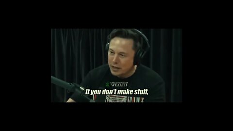 Somebody's Got To Do The Real Work! - Elon Musk On Economics - Create Quantum Wealth #shorts