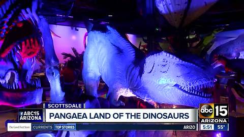 Sneak peek: Dinosaur attraction ready to open at Odysea in the Desert