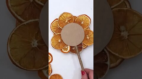 From ordinary dried oranges in 20 minutes I made a cute tree