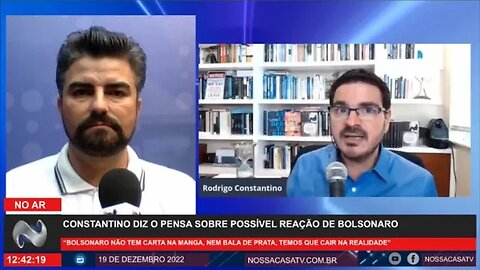 Constantino diz o pensa sobre possível reação de Bolsonaro