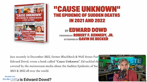 Ed Dowd - A top enabler of hiding drug overdose deaths within the pandemic/vaccine narrative