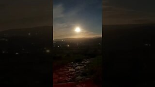 Brent Tor Dartmoor. nightlapse of the moon