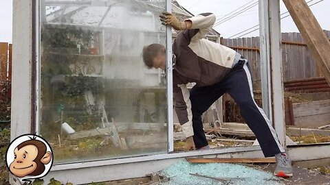 Dismantling a FREE Greenhouse!