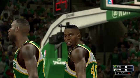 NBA Simulations: The 2008 Boston Celtics vs The 1993 Seattle SuperSonics @ The TD Garden